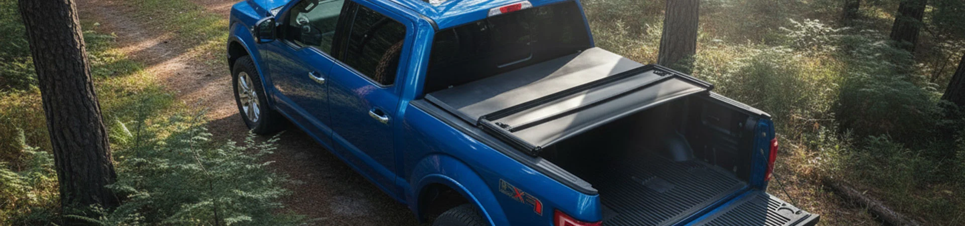 Minkštas vinilinis Tri-Fold Tonneau dangtelis