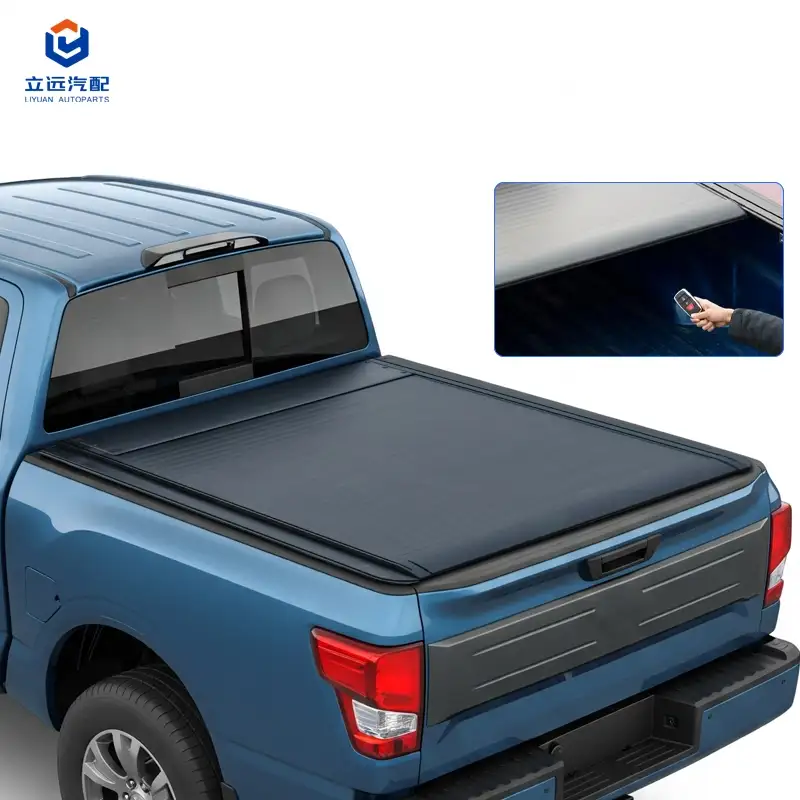 Elektrinis kietas aliuminio ištraukiamas Tonneau dangtelis, skirtas Nissan Mitsubishi