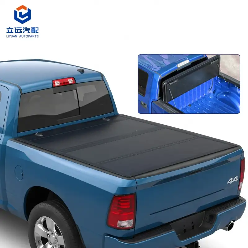 Žemo profilio kietas keturis kartus sulankstomas Tonneau dangtelis, skirtas Dodge Ram
