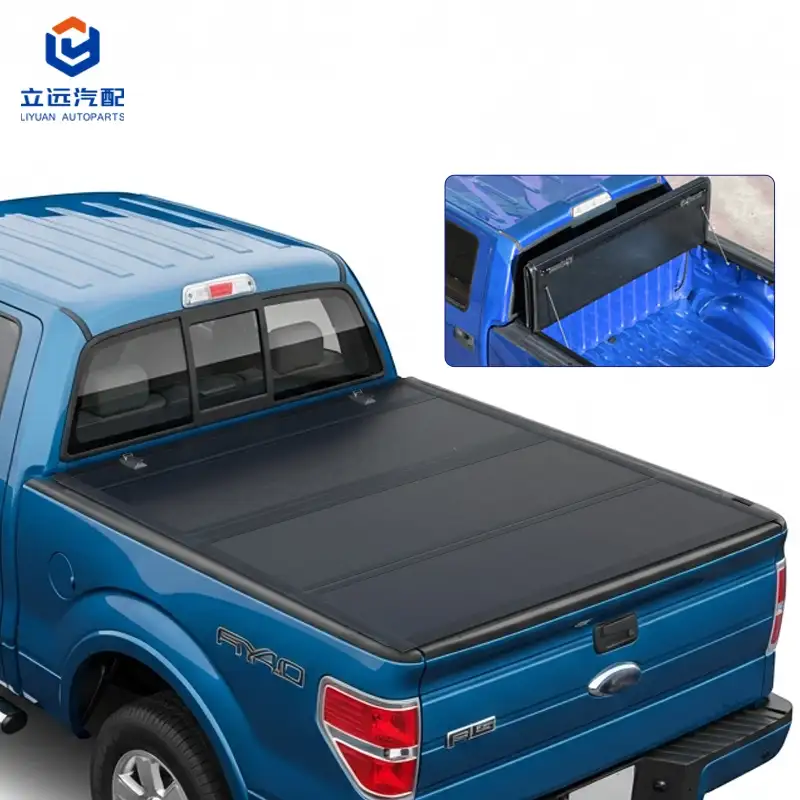 Žemo profilio kietas keturis kartus sulankstomas Tonneau dangtelis, skirtas Ford