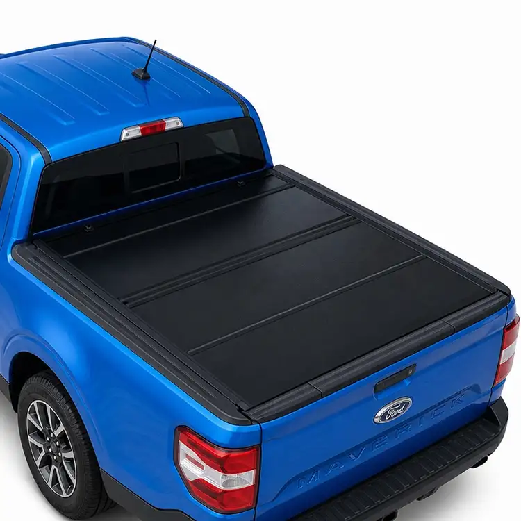 Žemo profilio kietas keturis kartus sulankstomas Tonneau dangtelis, skirtas Ford Maverick