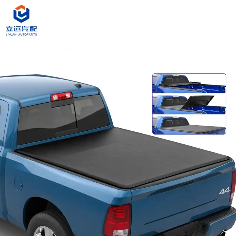 Minkštas vinilinis Tri-Fold Tonneau dangtelis, skirtas Dodge