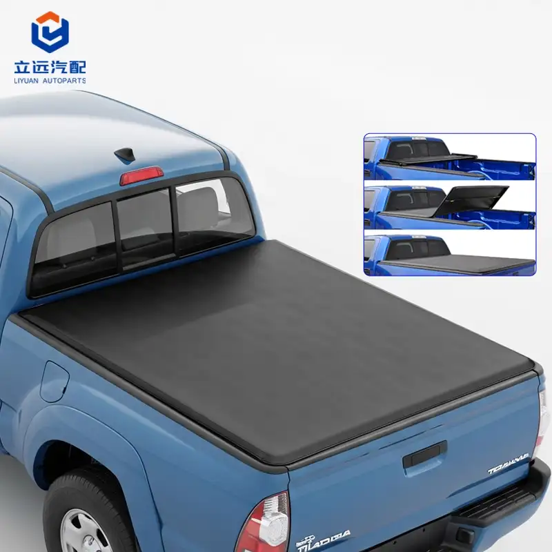 Minkštas vinilinis Tri-Fold Tonneau dangtelis skirtas Toyota